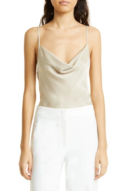 Shop Ramy Brook Abigail Cowl Neck Camisole In Flax