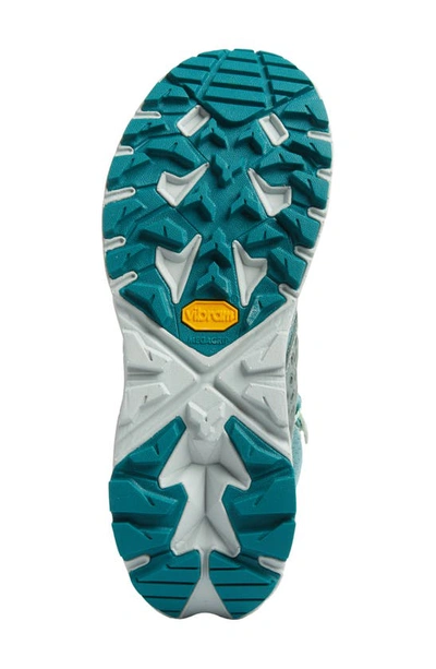 Hoka Anacapa Breeze Aero Mid Breathable Trail Running Shoe In Trellis/ Mint Green