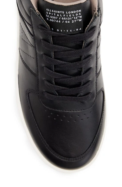 Shop Allsaints Vix Low Top Basketball Sneaker In Black