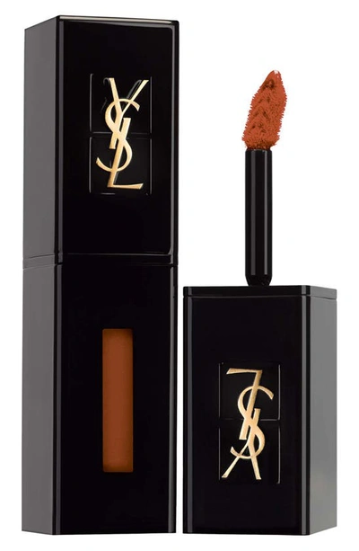 Shop Saint Laurent Vinyl Cream Lip Stain In 441 Arcade Chili