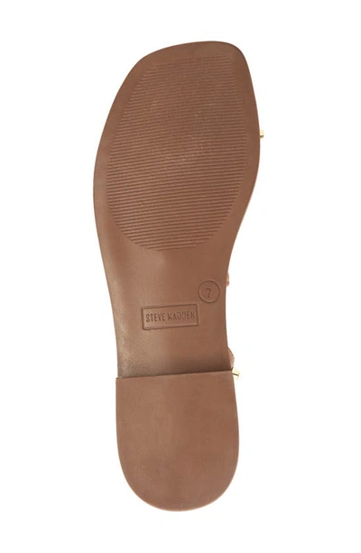 Shop Steve Madden Sunnie Studded Gladiator Sandal In Tan