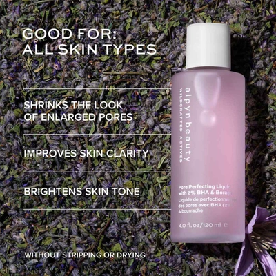 Shop Alpyn Beauty Pore Perfecting Liquid With 2% Bha + Borage