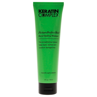 Shop Keratin Complex Pictureperfect Hair Bond Sealing Masque For Unisex 4 oz Masque In Green