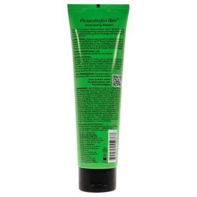 Shop Keratin Complex Pictureperfect Hair Bond Sealing Masque For Unisex 4 oz Masque In Green
