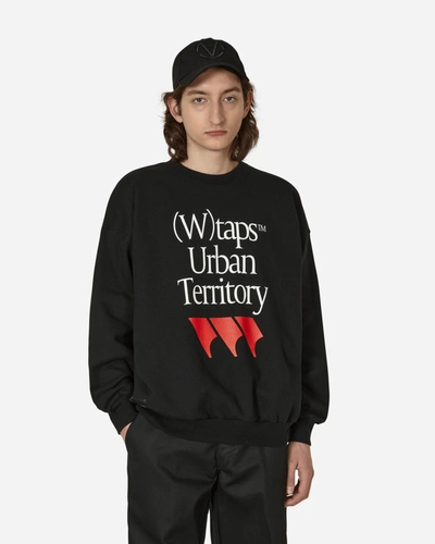 Shop Wtaps :／／／: ／ Crewneck Sweatshirt In Black