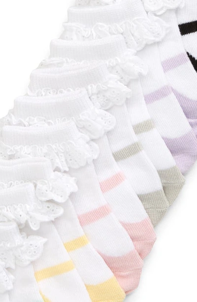 Trumpette Girls' Jump & Jive Jitterbug Jenny Socks, Set Of 6 - Baby In Assorted