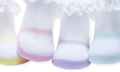 Trumpette Girls' Jump & Jive Jitterbug Jenny Socks, Set Of 6 - Baby In Assorted