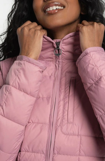 Shop Lole Daily Water Repellent Puffer Jacket In Foxglove