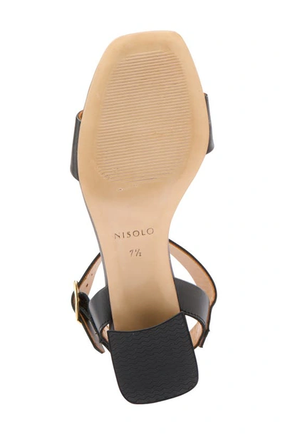 Shop Nisolo Ankle Strap Sandal In Black