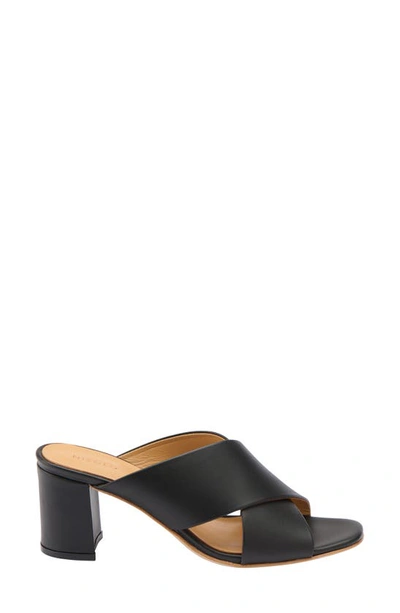 Shop Nisolo Cross Strap Slide Sandal In Black