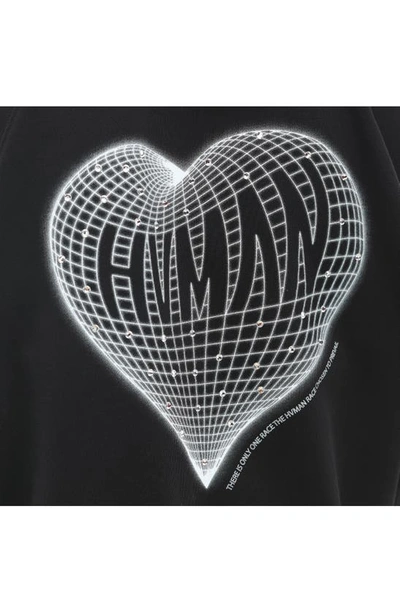 Shop Hvman Graphic Hoodie In  Love