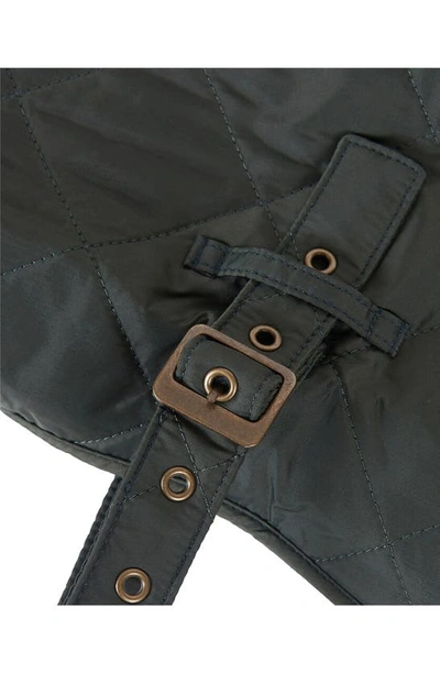 Shop Barbour Quilted Dog Coat In Olive