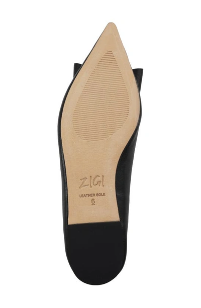 Shop Zigi Bibiana Flat In Black