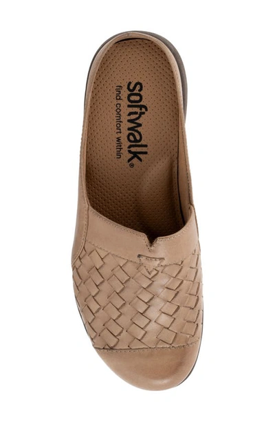 Shop Softwalk San Marcos Ii Woven Clog In Cement