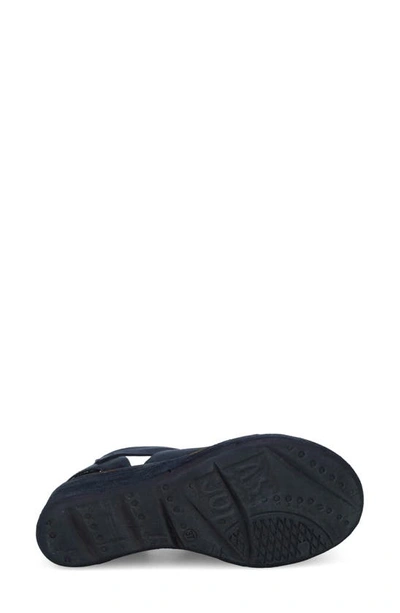 Shop As98 Nino Wedge Platform Sandal In Black