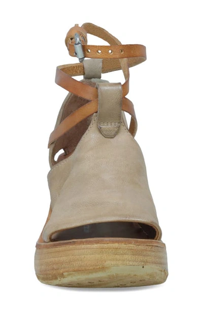 Shop As98 A.s.98 Nino Wedge Platform Sandal In Taupe