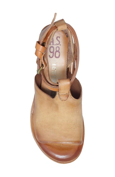 Shop As98 Nino Wedge Platform Sandal In Camel