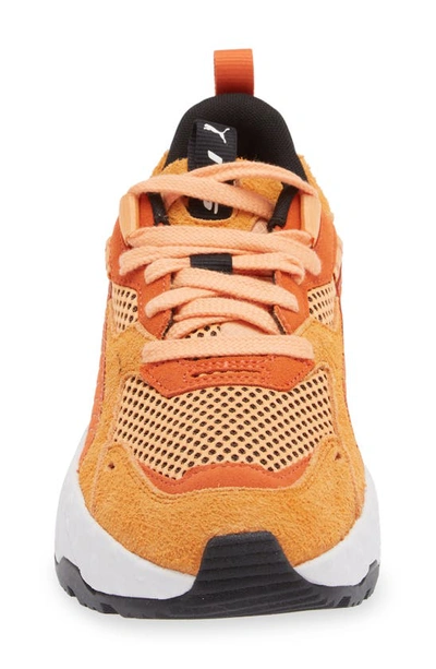 Shop Puma Rs-trck Horizon Sneaker In Orange Brick-clementine