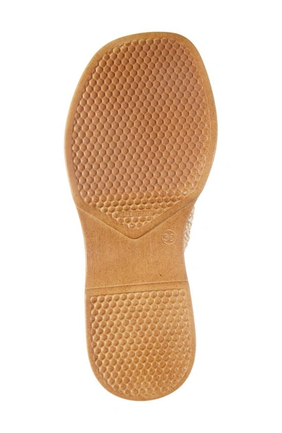 Shop Steve Madden Slinky Platform Sandal In Raffia