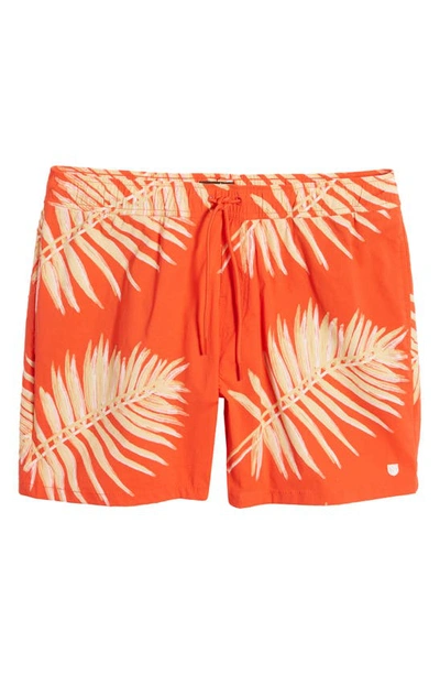 Shop Brixton Voyage Shorts In Aloha Red