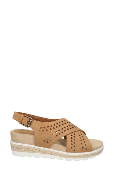 Bella Vita Cosette Slingback Espadrille Sandal In Tan