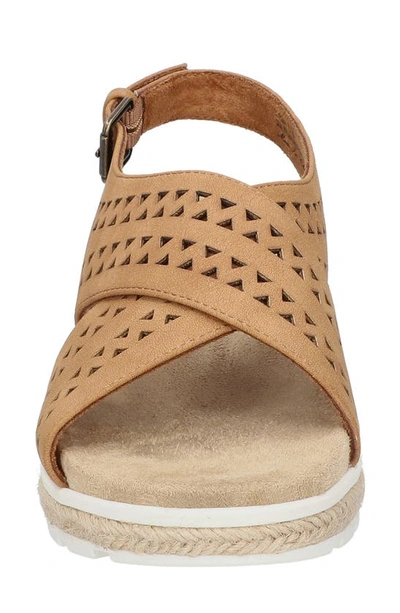 Bella Vita Cosette Slingback Espadrille Sandal In Tan