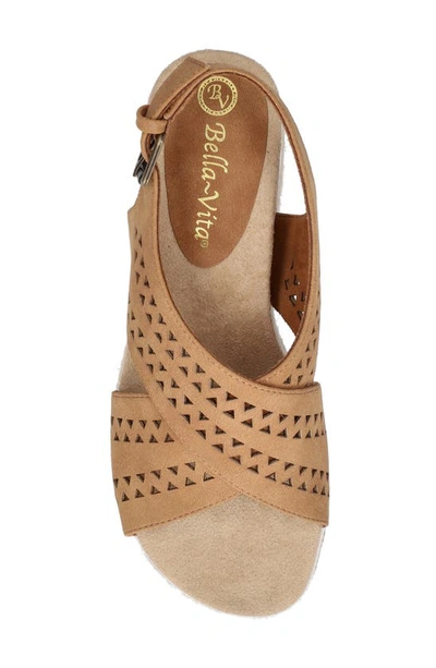 Shop Bella Vita Cosette Slingback Espadrille Sandal In Tan