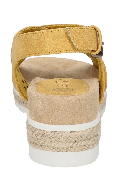 Shop Bella Vita Cosette Slingback Espadrille Sandal In Yellow