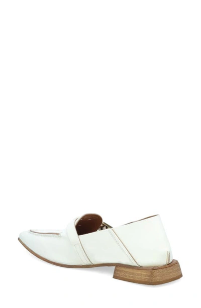 Shop As98 Averi Moc Toe Loafer In Milk