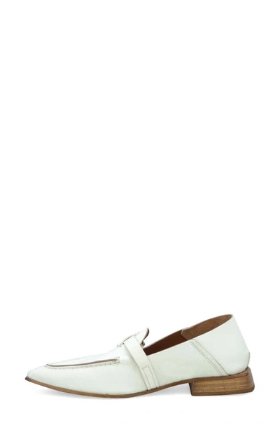 Shop As98 Averi Moc Toe Loafer In Milk