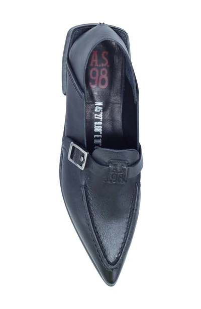 Shop As98 Averi Moc Toe Loafer In Black