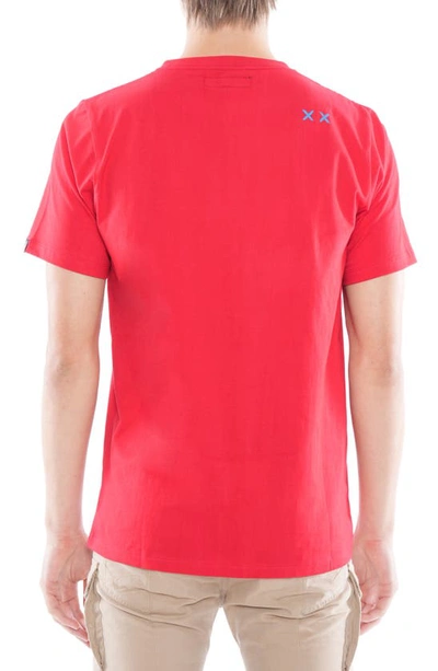 Shop Cult Of Individuality Clean Shimuchan Cotton Graphic Tee In High Risk Red