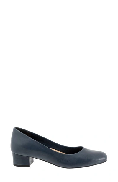 Shop Trotters Dream Pump In Navy