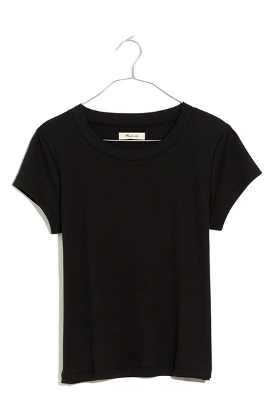 Madewell Banded Muscle Tee In Black