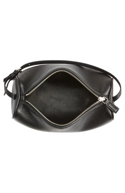 The Row '90s Leather Top Handle Bag In Black