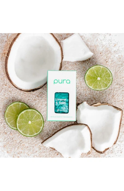 Shop Pura 2-pack Diffuser Fragrance Refills In Linens And Surf