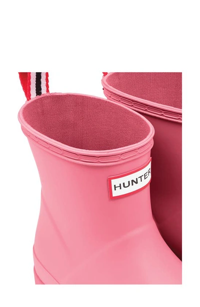Shop Hunter Original Play Waterproof Rain Bootie In Pink Fizz