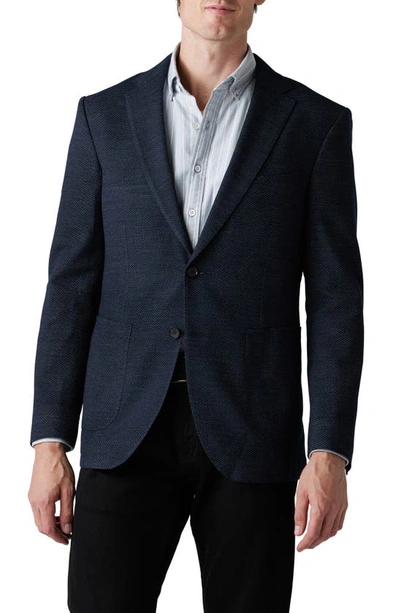 Shop Rodd & Gunn Haldon Regular Fit Stretch Wool & Cotton Sport Coat In Midnight