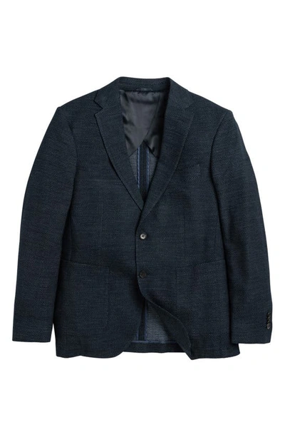 Rodd & Gunn Haldon Regular Fit Stretch Wool & Cotton Sport Coat In Midnight