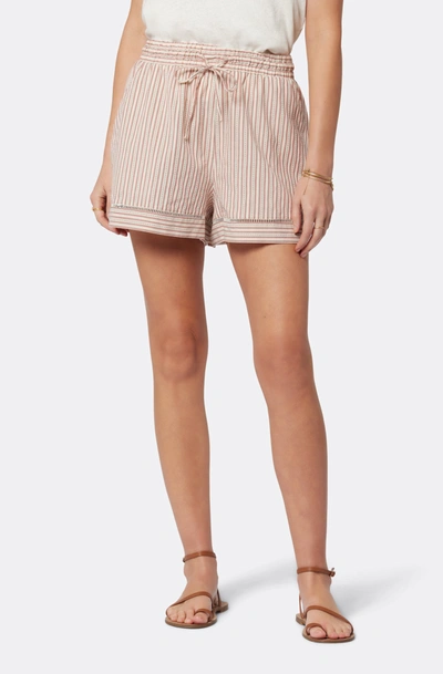 Shop Joie Evelyn Cotton Shorts In White