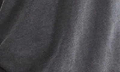 Shop Goodlife Sun-faded Long Sleeve Slub Scallop Henley In Black