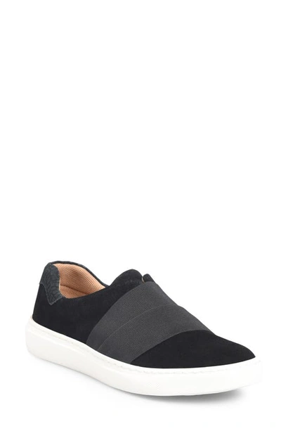 Shop Comfortiva Tamyra Slip-on Sneaker In Black Suede