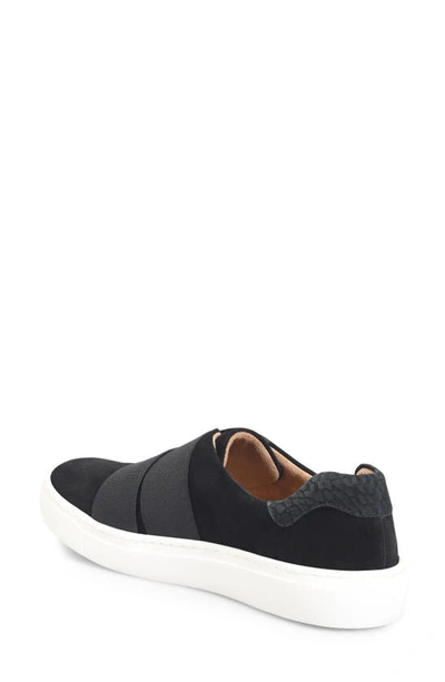 Shop Comfortiva Tamyra Slip-on Sneaker In Black Suede