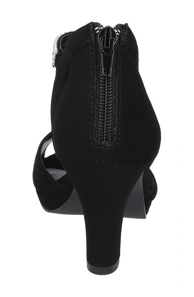 Easy Street Flash T-strap Sandal In Black Lamy