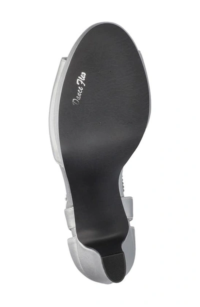 Easy Street Women's Flash Dress Sandals In Silver Satin