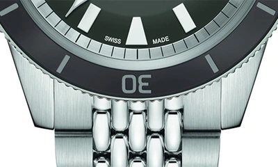 Shop Rado Captain Cook Automatic Bracelet Watch, 42mm In Grey