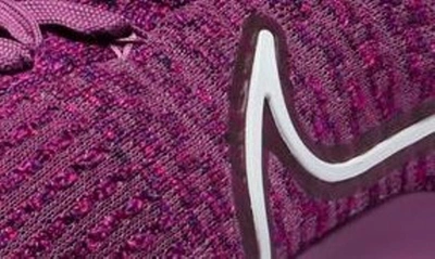 Shop Nike React Infinity Flyknit Running Shoe In Bordeaux/ White/ Pink/ Sangria