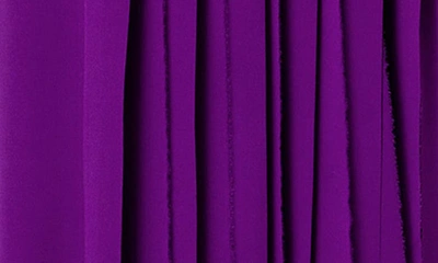 Shop Akris Pleated Silk Gown In 067 Purple