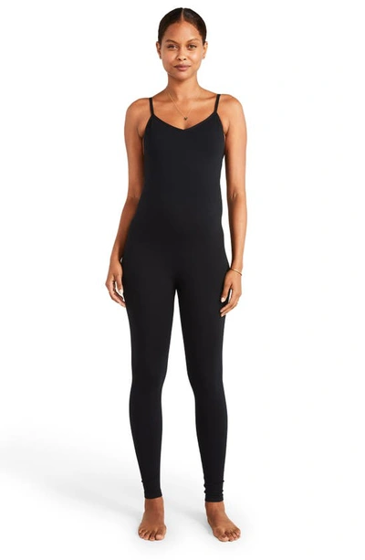 Hatch The Body Rib Unitard In Black