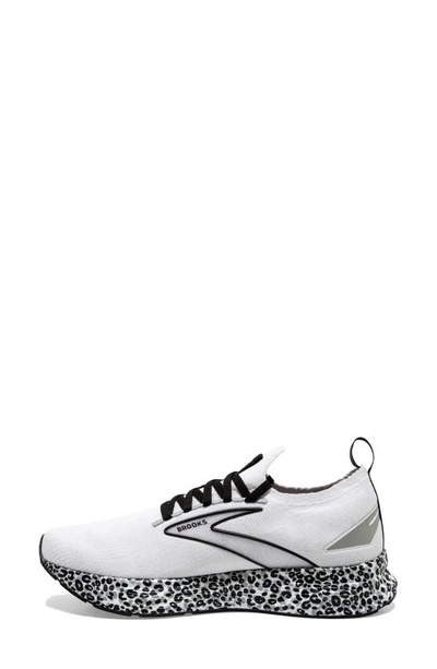 Shop Brooks Levitate 6 Stealthfit Running Shoe In White/ Black/ Alloy